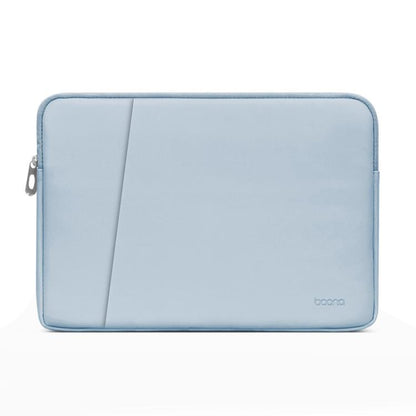 Baona BN-Q004 PU Leather Laptop Bag, Colour: Double-layer Sky Blue, Size: 13/13.3/14 inch - 14.1 inch by Baona | Online Shopping UK | buy2fix