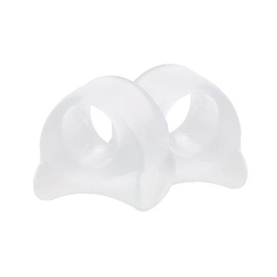 10 Pairs Great Toe Orthosis Separator Soft and Comfortable Toe Care Cover, Size: M(Transparent)
