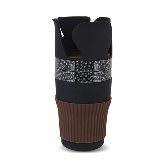 SUITU R151-4  Car Air Outlet Storage Water Cup Holder Mobile Phone Navigation Multi-function Storage Box(Black Square)
