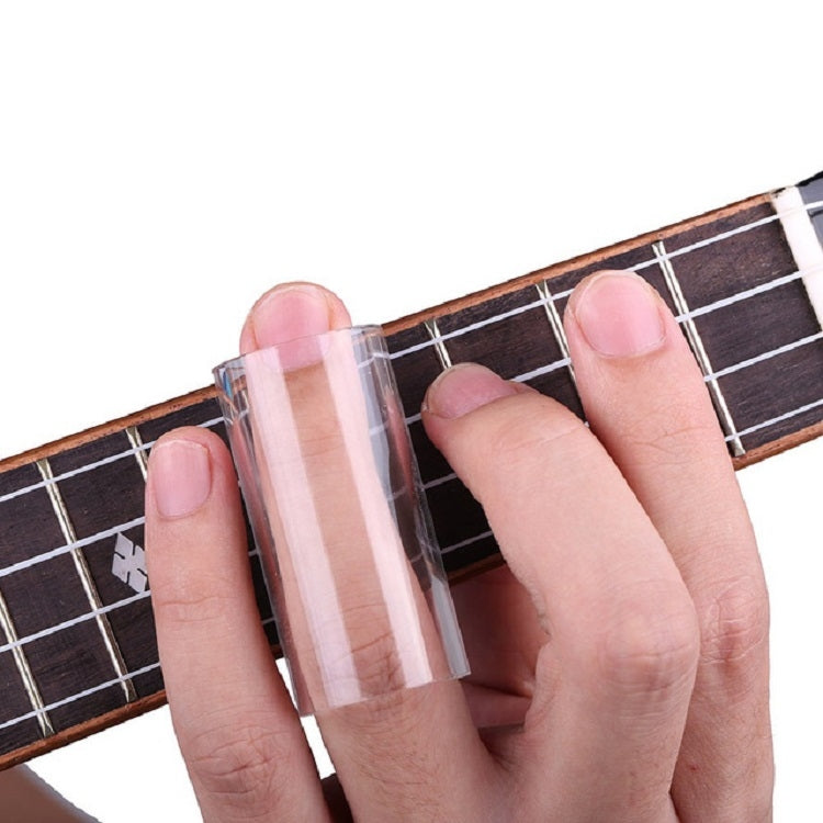 M02219 4 in 1 Plexiglass Slid Bar + Stainless Steel Slid Bar + Celluloid Guitar Finger Pick + Plastic Box Set - String Instrument Accessories by buy2fix | Online Shopping UK | buy2fix