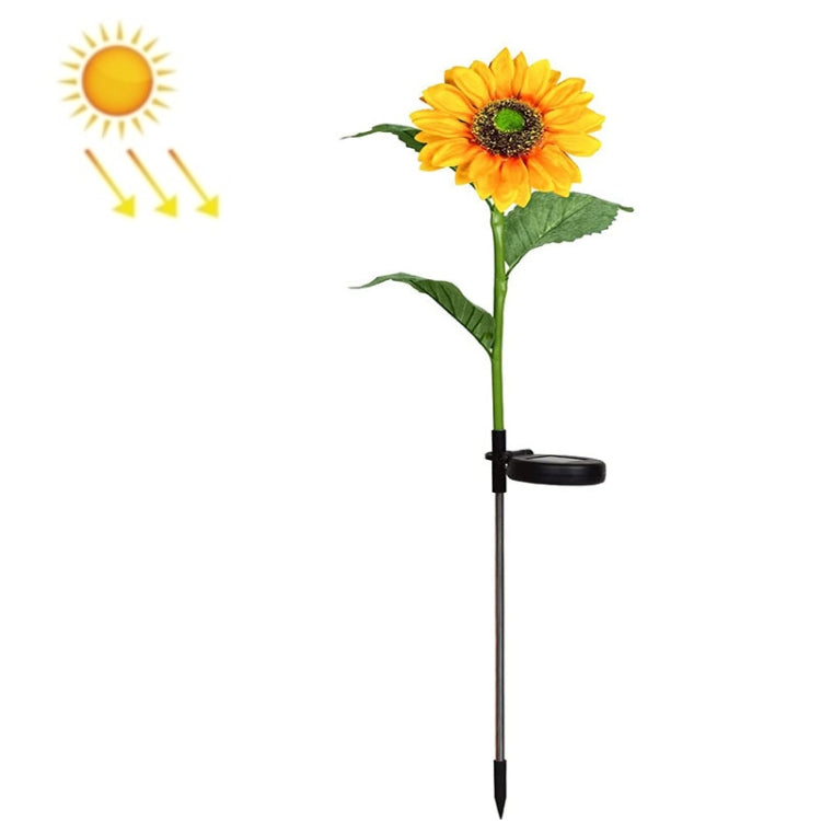 Solar Sunflower Decoration Light LED Garden Lawn Landscape Light, Specification: Single Head by buy2fix