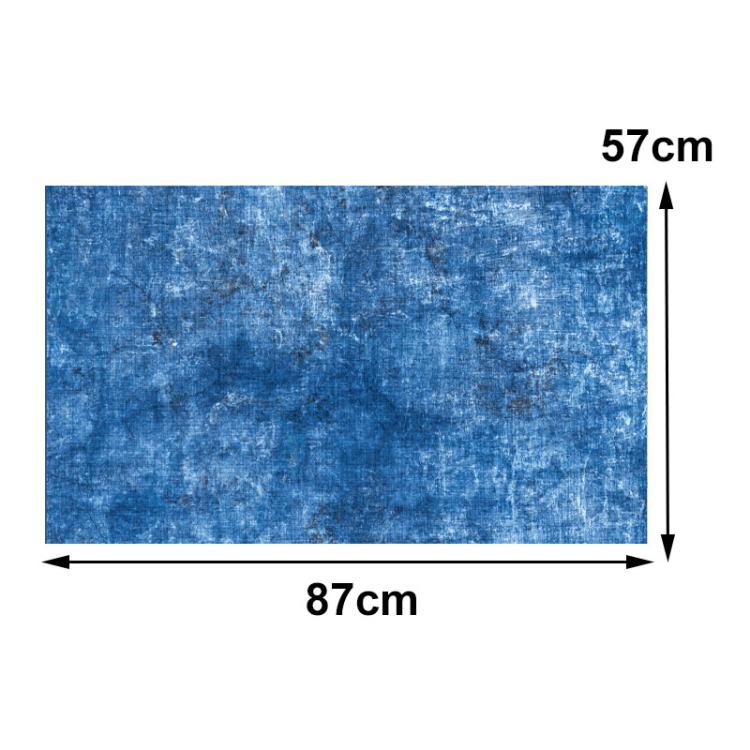 57 x 87cm Double-sided Photography Background Paper Shooting Props(08 Light Blue/Black) - Gradient Color by buy2fix | Online Shopping UK | buy2fix