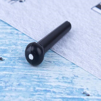 100 PCS Plastic Conical Cone String Nail for Guitar(Black) - String Instrument Accessories by buy2fix | Online Shopping UK | buy2fix