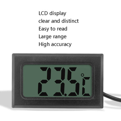 Fish Tank Digital Thermometer Waterproof Probe Electronic Measuring Thermometer, Line Length: 5m (Black) - Thermometer by buy2fix | Online Shopping UK | buy2fix