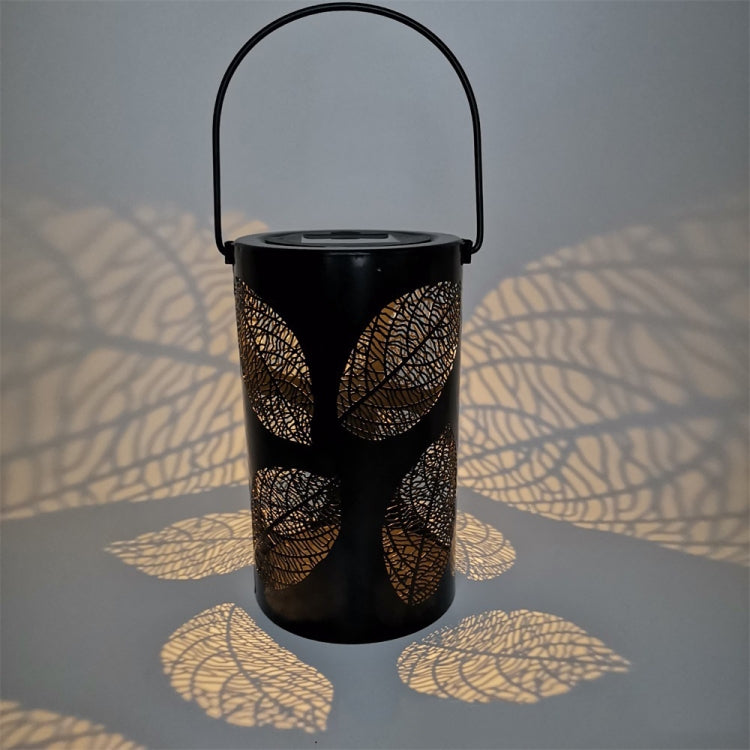 Outdoor Garden Solar LED Wrought Iron Hollow Portable Light(Leaves) by buy2fix