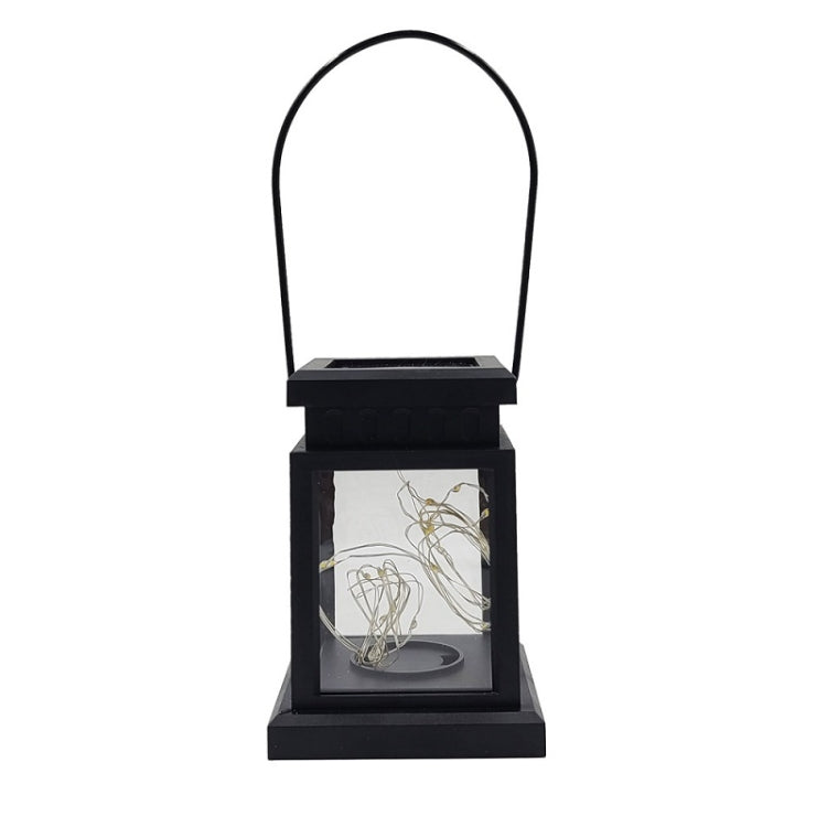 Solar LED Starry Wind Lantern Festival Decoration Retro Copper Wire String Light(Colorful) by buy2fix