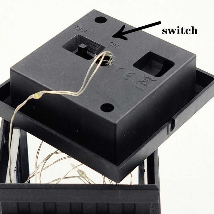 Solar LED Starry Wind Lantern Festival Decoration Retro Copper Wire String Light(Colorful) by buy2fix