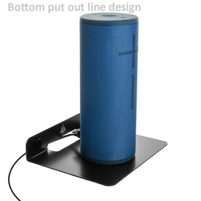 Universal Wall Storage Metal Bracket for Bluetooth Speaker, Size: 15.5 x 13 x 3cm(Black) - Speaker Bracket by buy2fix | Online Shopping UK | buy2fix