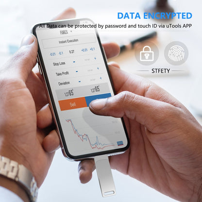 16 GB USB 3.0 + 8 Pin + USB-C / Type-C 3 in 1 Phone Computer Metal Rotatable U-Disk(Black) by buy2fix