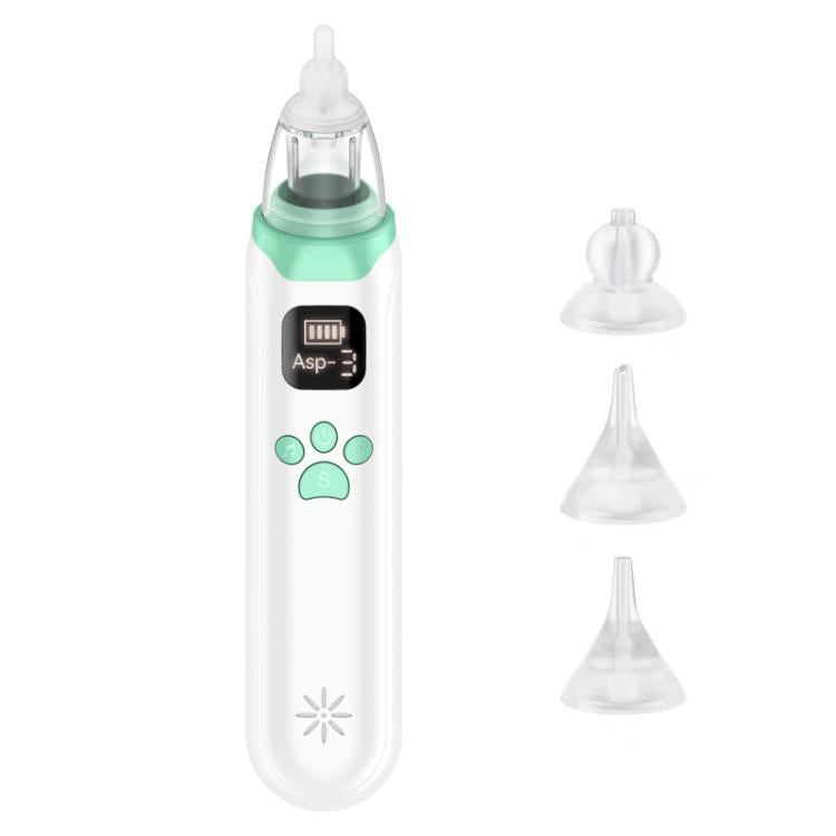 Infant Electric Nasal Aspirator With 3-gear Adjustable Nasal Clearer(White) by buy2fix
