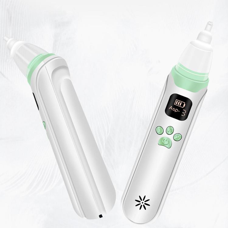 Infant Electric Nasal Aspirator With 3-gear Adjustable Nasal Clearer(White) by buy2fix