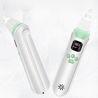 Infant Electric Nasal Aspirator With 3-gear Adjustable Nasal Clearer(White) by buy2fix