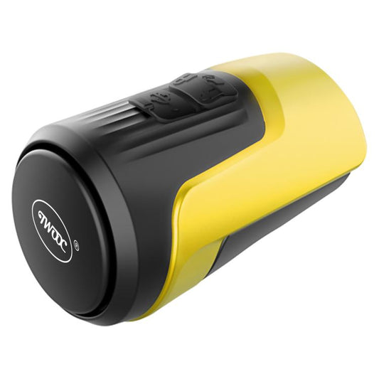CYCLINGBOX BG-1903 Bike Alarm Anti-Theft Electric Horn 125dB USB Charging Bell(Yellow) - Bicycle Bells by CYCLINGBOX | Online Shopping UK | buy2fix