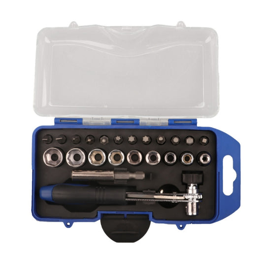 23 PCS / Set Sleeve Batch Quick Wrench Ratchet Screwdriver(7005)