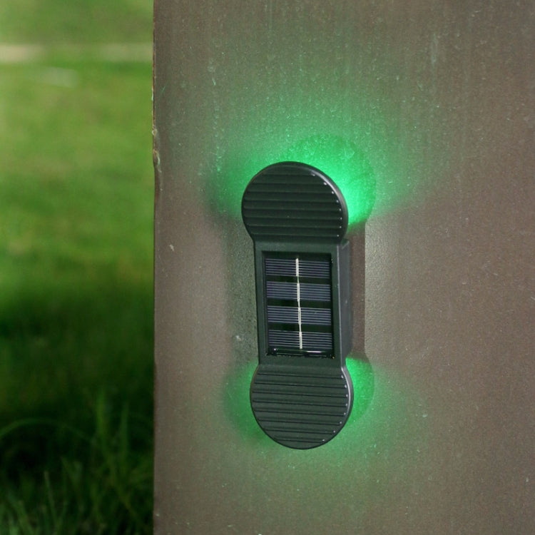 2 LED Solar Light Outdoor Garden Waterproof Wall Light(Colorful Light) by buy2fix