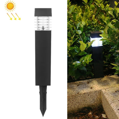 Solar Waterproof Outdoor Landscape Square Column Lawn Light(White Light) by buy2fix