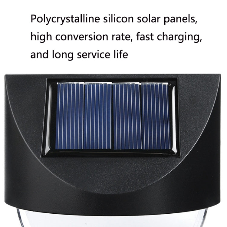 2 PCS Outdoor Solar Mirror Wall Light Garden Decoration(White Light) by buy2fix