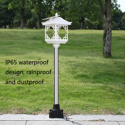 8 LED Solar Outdoor House Appearance Lawn Garden Decoration Light(Black Wall Lamp) by buy2fix