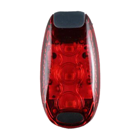 Outdoor Cycling Night Running Warm Light Bicycle Tail Light, Colour: 3 LED Red by buy2fix
