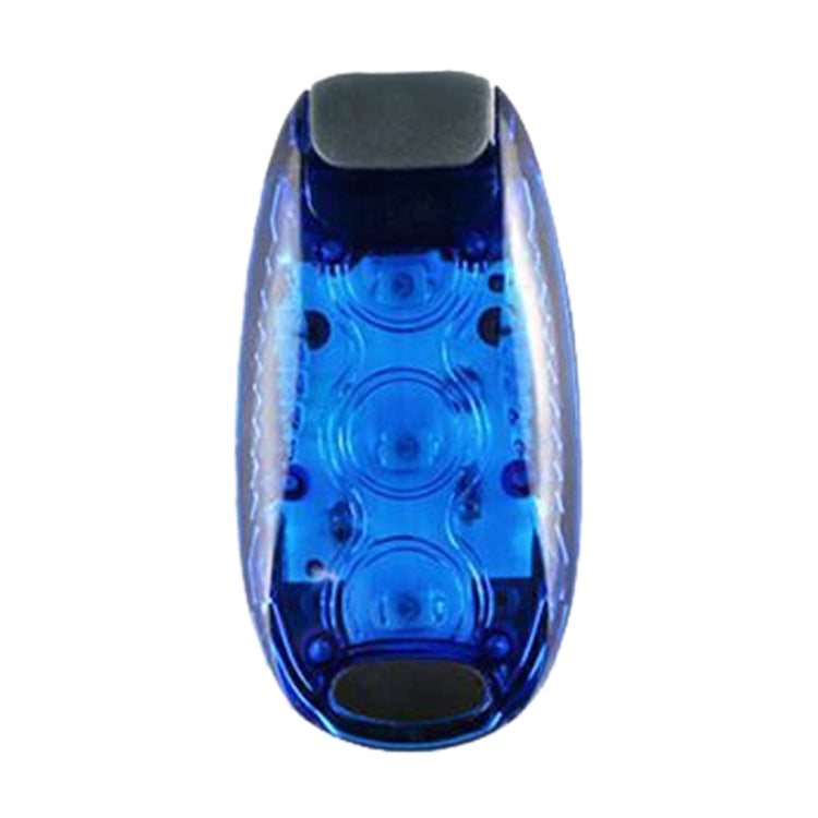 Outdoor Cycling Night Running Warm Light Bicycle Tail Light, Colour: 3 LED Blue by buy2fix