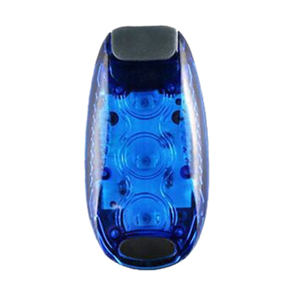 Outdoor Cycling Night Running Warm Light Bicycle Tail Light, Colour: 3 LED Blue by buy2fix