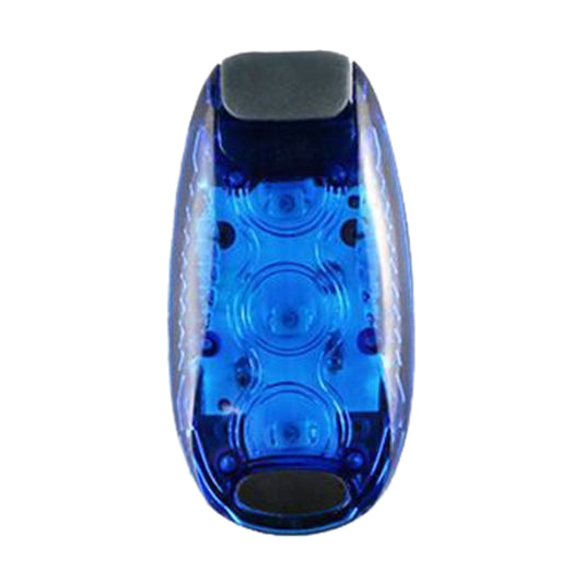Outdoor Cycling Night Running Warm Light Bicycle Tail Light, Colour: 3 LED Blue by buy2fix