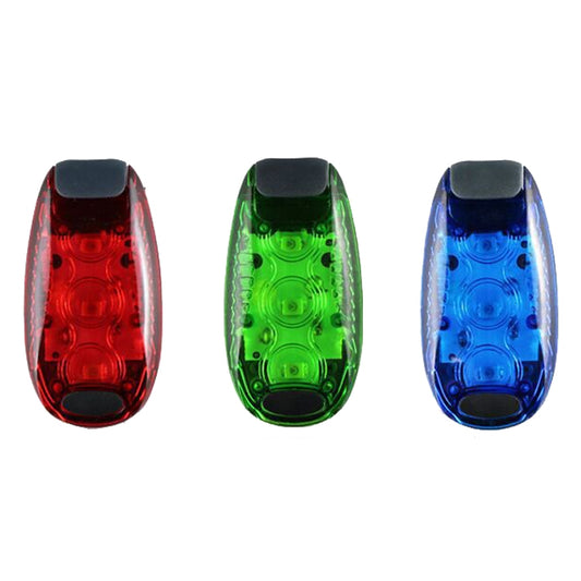 Outdoor Cycling Night Running Warm Light Bicycle Tail Light, Colour: 3 LED Green by buy2fix