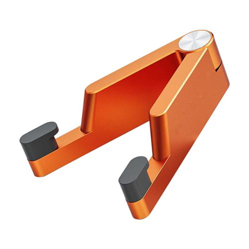 Aluminum Alloy Folding Mobile Phone Stand Tablet Computer Stand (Orange) - Desktop Holder by buy2fix | Online Shopping UK | buy2fix