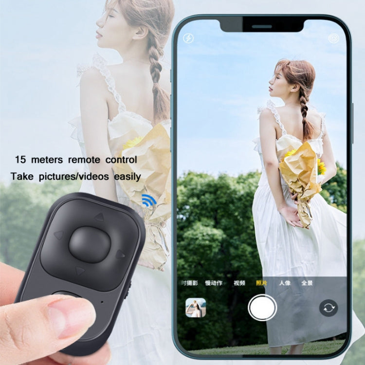 CDY001 Multifunctional USB Rechargeable Bluetooth Selfie Remote Control(Black) - Phone Remote Control by buy2fix | Online Shopping UK | buy2fix