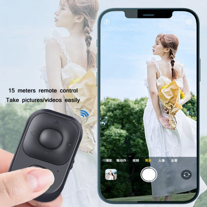 CDY001 Multifunctional USB Rechargeable Bluetooth Selfie Remote Control(Black) - Phone Remote Control by buy2fix | Online Shopping UK | buy2fix