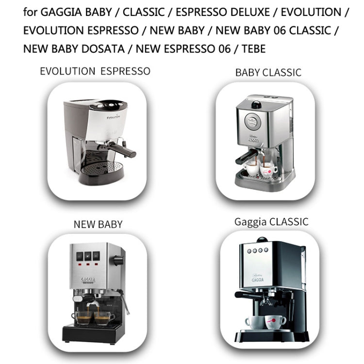 JJY7411 Stainless Steel Coffee Machine Handle For GAGGIA , Style: Red Gem D-type Button - Coffee Machine Parts by buy2fix | Online Shopping UK | buy2fix