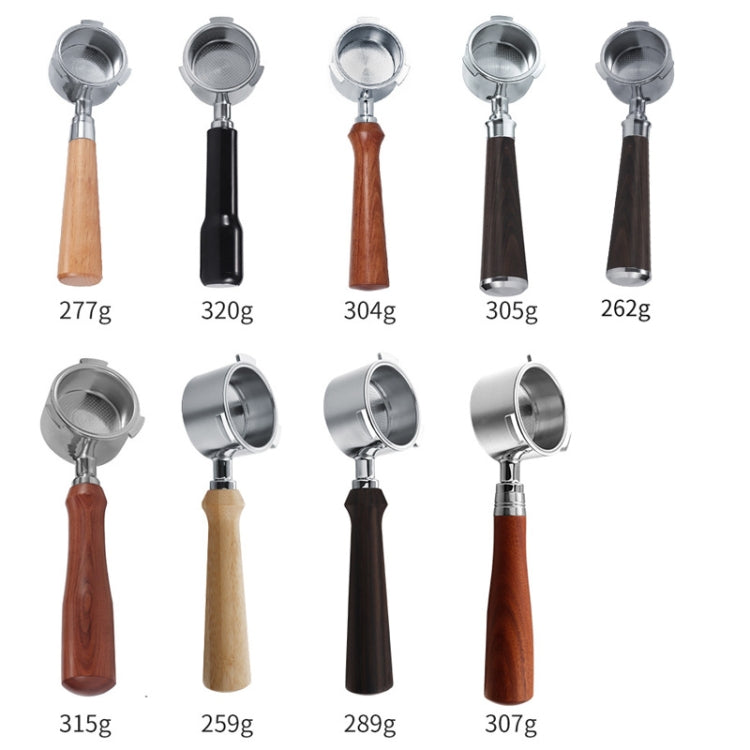 Zinc Alloy Coffee Machine Bottomless Handle For DeLonghi, Style: Black Rosewood Straight - Coffee Machine Parts by buy2fix | Online Shopping UK | buy2fix