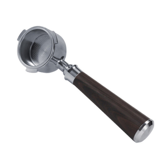 Zinc Alloy Coffee Machine Bottomless Handle For DeLonghi, Style: Black Rosewood Convex Button - Coffee Machine Parts by buy2fix | Online Shopping UK | buy2fix