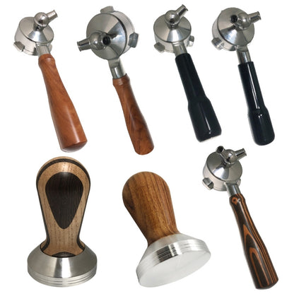 DZ-1 Stainless Steel Coffee Machine With Bottom Handle For Bofu 8 Series, Style: Wood Pressure - Coffee Machine Parts by buy2fix | Online Shopping UK | buy2fix