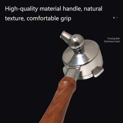 DZ-1 Stainless Steel Coffee Machine With Bottom Handle For Bofu 8 Series, Style: Wood Pressure - Coffee Machine Parts by buy2fix | Online Shopping UK | buy2fix