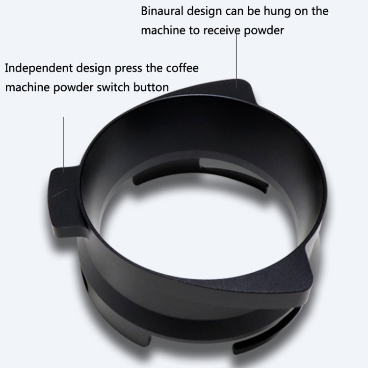 GOP8954 Alloy Coffee Powder Receiving Ring For Bofu 8 Series(Black) - Coffee Machine Parts by buy2fix | Online Shopping UK | buy2fix