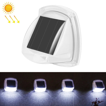 8 LED Outdoor Solar Courtyard Waterproof Wall Light(White Light) by buy2fix