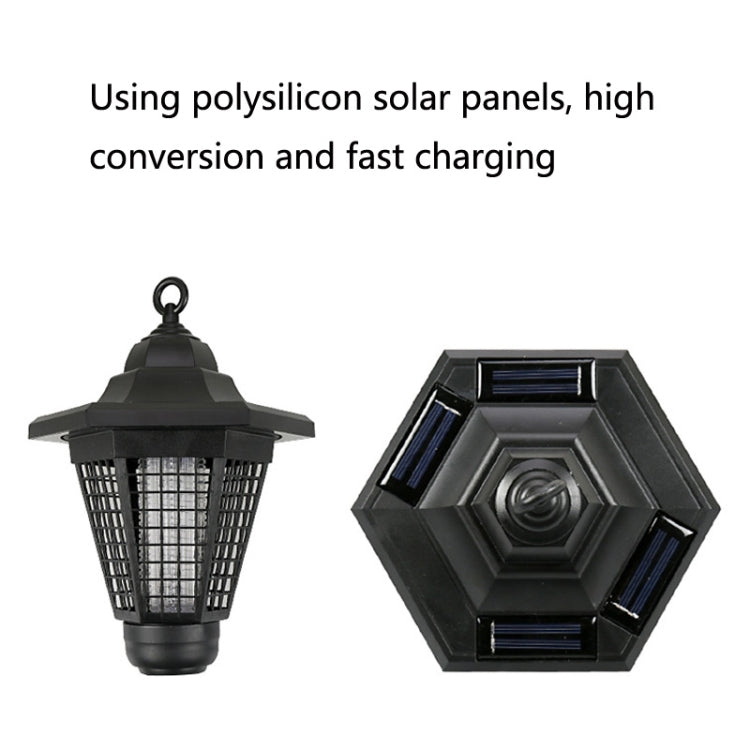 3 LED Solar Outdoor Waterproof Hexagon Mosquito Killer Light, Style: Lawn Type by buy2fix