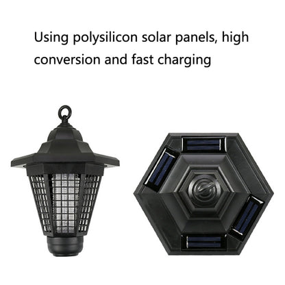 3 LED Solar Outdoor Waterproof Hexagon Mosquito Killer Light, Style: Lawn Type by buy2fix