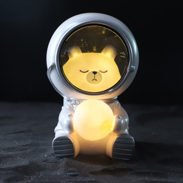 W1153 Resin Planet Night Light Home Decorations, Style: Bear Astronaut by buy2fix