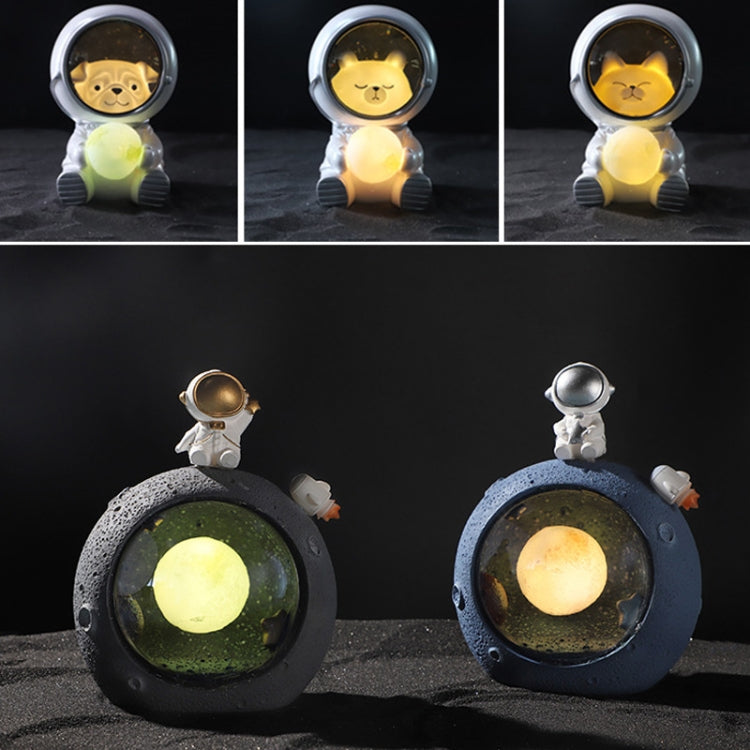 W1153 Resin Planet Night Light Home Decorations, Style: Bear Astronaut by buy2fix