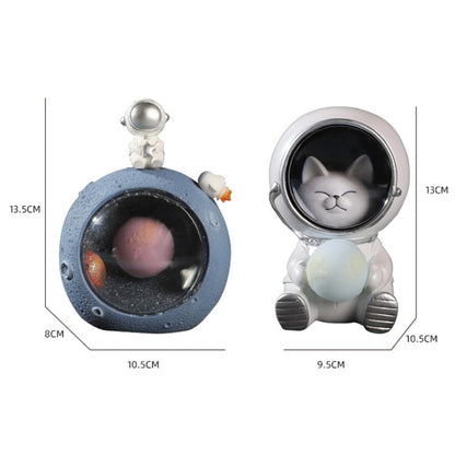 W1153 Resin Planet Night Light Home Decorations, Style: Bear Astronaut by buy2fix