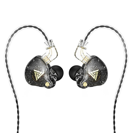 QKZ AK6 PRO HiFi Subwoofer In-Ear Wired Headphones with Mic(Black) - In Ear Wired Earphone by QKZ | Online Shopping UK | buy2fix