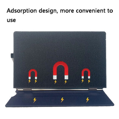 PU Leather Laptop Protection Sleeve For HP Spectre X360 15-EB(Blue) by buy2fix