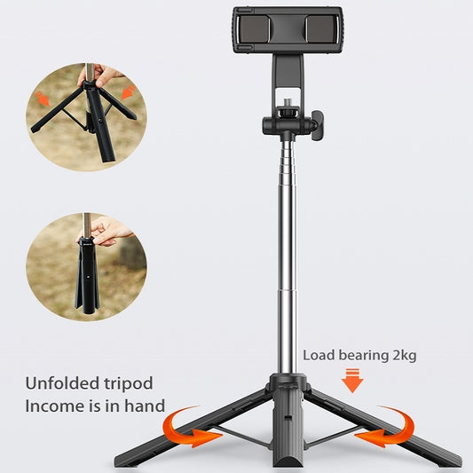 CYKE Folding Telescopic Mobile Phone Broadcast Stand Tripod, Specification: A31-0.8m (Without Light) by CYKE