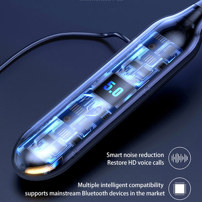 S880 Long Battery Life Neckband Wireless Bluetooth Earphone Support AUX(Black) - Neck-mounted Earphone by buy2fix | Online Shopping UK | buy2fix