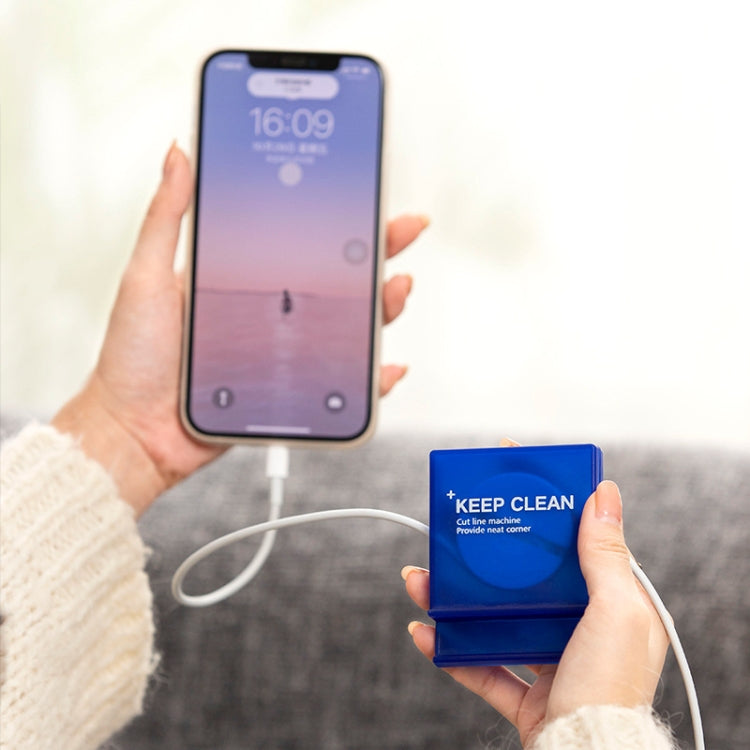 2 Sets Portable Mobile Phone Data Cable Storage Box(Orange+Blue) by buy2fix