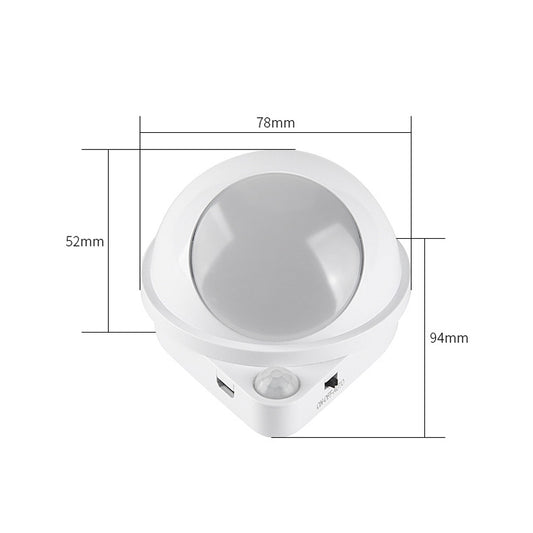 DMK-022PL LED Charge Automatic Stair Night Light(Yellow Light) - Sensor LED Lights by buy2fix | Online Shopping UK | buy2fix