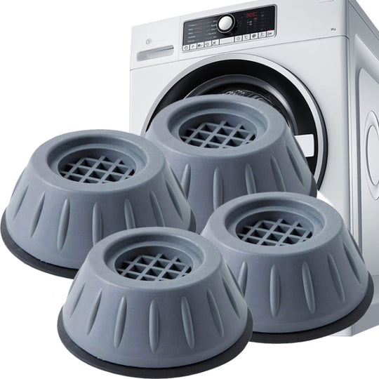 4pcs Roller Washing Machine Foot Pad Rubber Refrigerator Shock-Absorbing Basee(Large)