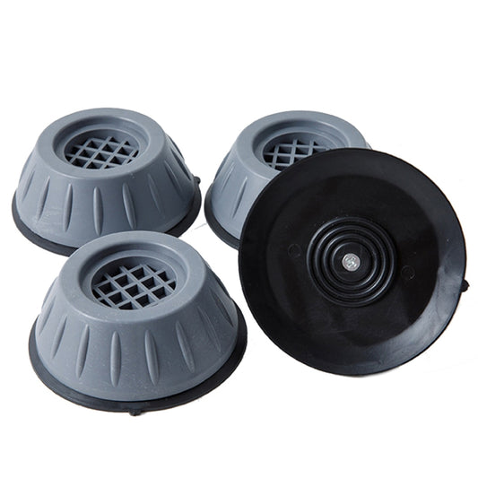 4pcs Roller Washing Machine Foot Pad Rubber Refrigerator Shock-Absorbing Basee(Large) - Washing Machine Parts by buy2fix | Online Shopping UK | buy2fix